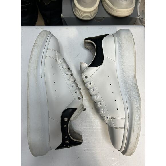 Alexander McQueen Studded Oversized Sneakers White Size 42.5 EU/9.5 US Mens